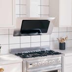 vidaXL Wandafzuigkap 90 cm roestvrij staal gehard glas, Verzenden