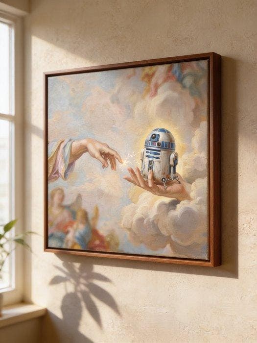 MEDSAN - Creation of R2-D2 (R2-D2) - UNIQUE WORK, Antiquités & Art, Art | Objets design