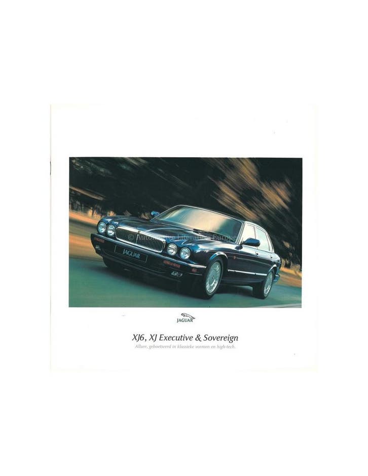 1997 JAGUAR XJ BROCHURE NEDERLANDS, Livres, Autos | Brochures & Magazines, Enlèvement ou Envoi