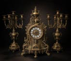 Horloge de table - Style antique Cuivre - 1960-1970