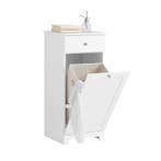 2dekans | SoBuy Badkamerkast - met Wasmand - 40 x 90x 38 cm, Ophalen of Verzenden