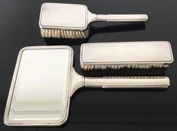 GERO - Georg Nilsson (1888-1975 ) - Ensemble coiffeuse (3) -