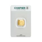 1 troy ounce goudbaar C. Hafner nugget, Postzegels en Munten