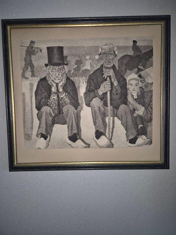 Jan Toorop (1858-1928) - De Dorpelwachters der Zee Katwijk, Antiek en Kunst