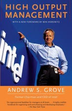 High Output Management 9780679762881 Andrew S. Grove, Verzenden, Andrew S. Grove