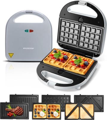Tosti apparaat - Tosti ijzer - Contactgrill - Wafelijzer - 7, Verzenden, Nieuw