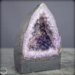 Natuurlijke amethist kristalkathedraal – donkerpaars
