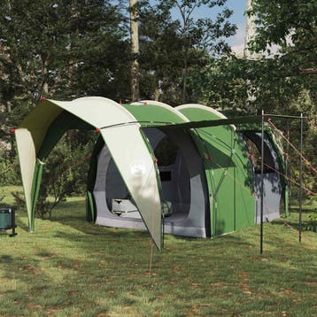 vidaXL Tunneltent Groen 382 x 262 x 214 cm, Verzenden, Nieuw