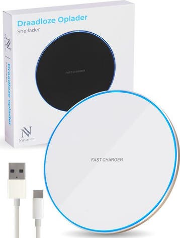 2dekans | Nuvance - Draadloze Oplader 15W - Inclusief Kabel, Télécoms, Téléphonie mobile | Accessoires & Pièces, Ophalen of Verzenden