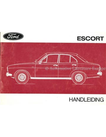 1974 FORD ESCORT INSTRUCTIEBOEKJE NEDERLANDS