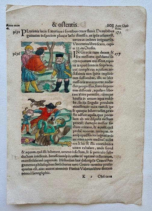 Conrad Lycosthenes - Conrad Lycosthenes - 1557, Antiquités & Art, Antiquités | Livres & Manuscrits