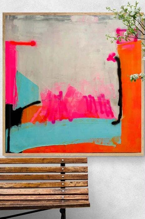 Giogia fl - Breakdance - XXL -, Antiek en Kunst, Kunst | Schilderijen | Modern