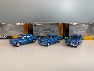 Norev 1:64 - Voiture miniature (3) - 3 x Renault 8 Gordini, Nieuw