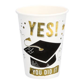 Bekers Yes You Did It 210ml 8st, Verzenden, Nieuw