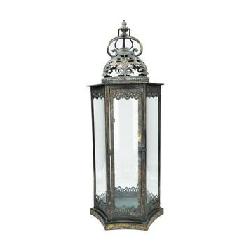 Lantaarn - Glas, Metaal - 65 cm