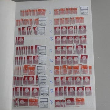 Nederland - Zeer grote verzameling postzegels uit