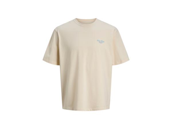 Veiling - Jack &amp; Jones Conte Wide Fit Tee Buttercream -, Vêtements | Hommes, T-shirts