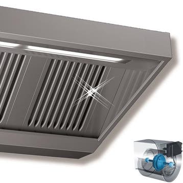 schuinmodel afzuigkap plug and play 1000x900x460 mm, Verzenden
