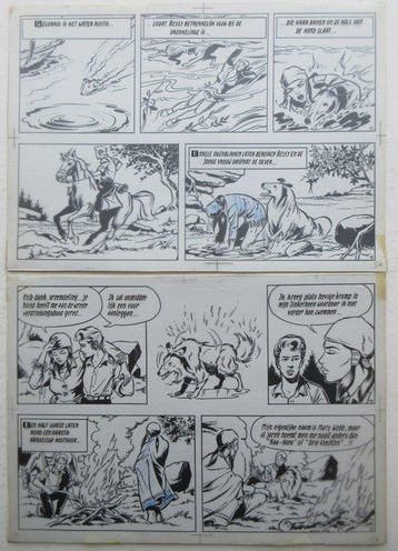 Bessy 85 - Originele pagina (p.5) - De drie vlechten - 1, Nieuw