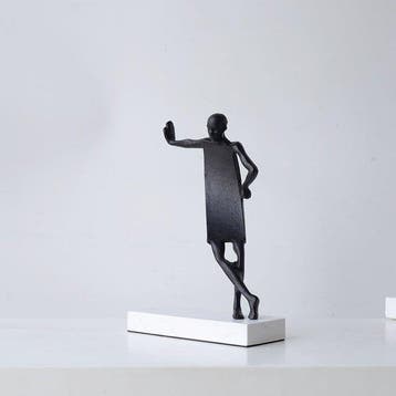 Sculpture, Boundless Form - 31 cm - Métal