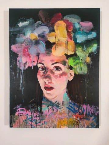 Stefano Massa - FIORE, Antiquités & Art, Art | Peinture | Moderne