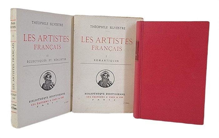 Théophile Silvestre - Les Artistes Français - 1856, Antiek en Kunst, Antiek | Boeken en Manuscripten