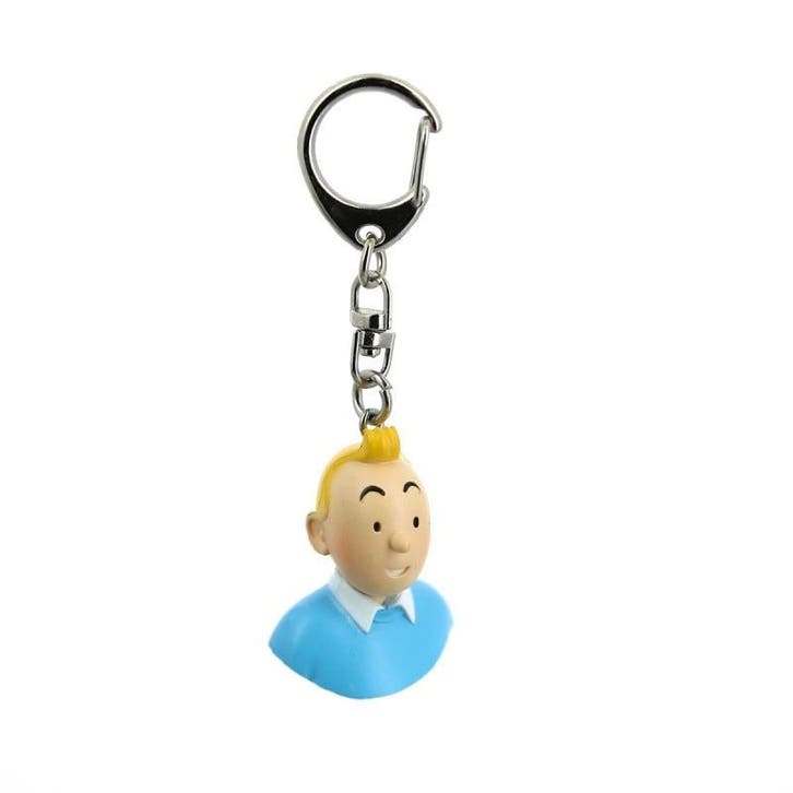 Kuifje PVC Sleutelhanger Borstbeeld, Verzamelen, Stripfiguren, Nieuw, Ophalen of Verzenden