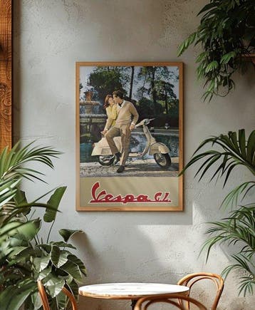 Anonimo - Vespa GL “coppia in fontana” | Ditta Fratelli
