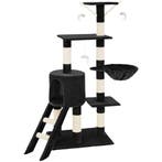 tectake Krabpaal Dominik 144cm - zwart, Verzenden, Nieuw