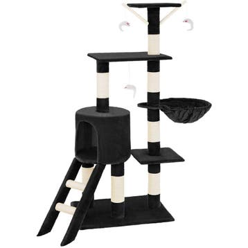 tectake Krabpaal Dominik 144cm - zwart, Verzenden, Nieuw