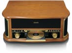 Lenco TCD-2551WD - Retro Platenspeler - Bluetooth 5.0 - Hout, Audio, Tv en Foto, Platenspelers, Verzenden, Zo goed als nieuw