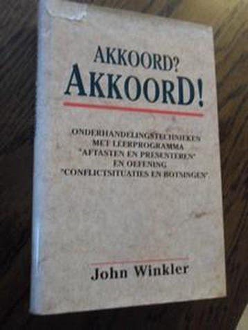 Akkoord akkoord 9789071475023 Winkler, Verzenden, Zo goed als nieuw, Winkler