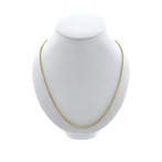 Gouden jasseron ketting., Ophalen of Verzenden, Gebruikt, Overige kleuren, Goud