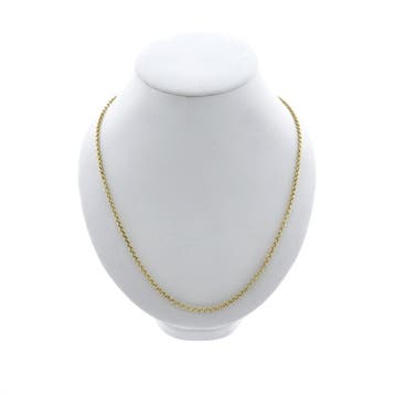 Gouden jasseron ketting., Ophalen of Verzenden, Gebruikt, Goud, Goud