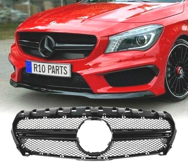 CALANDRE MERCEDES CLA W117 13-16 LOOK AMG NOIR BRILLANT, Autos : Pièces & Accessoires, Carrosserie & Tôlerie, Envoi