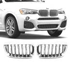 Calandres Pour Bmw X3 E83 04-06 Chromé, Autos : Pièces & Accessoires, Verzenden