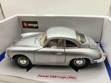 Bburago 1:18 - Modelauto - Porsche 356B Coupe (1961), Hobby & Loisirs créatifs