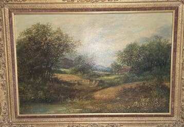 Louis Mayer (1791-1843) - Paesaggio romantico, Antiek en Kunst, Kunst | Schilderijen | Klassiek