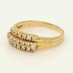 Bague - 18 carats Or jaune Diamant (Naturelle), Bijoux, Sacs & Beauté, Bagues