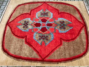 Afghaan Kashkuli -(unused) handgeknoopt - wol - Tapijt - 246, Nieuw