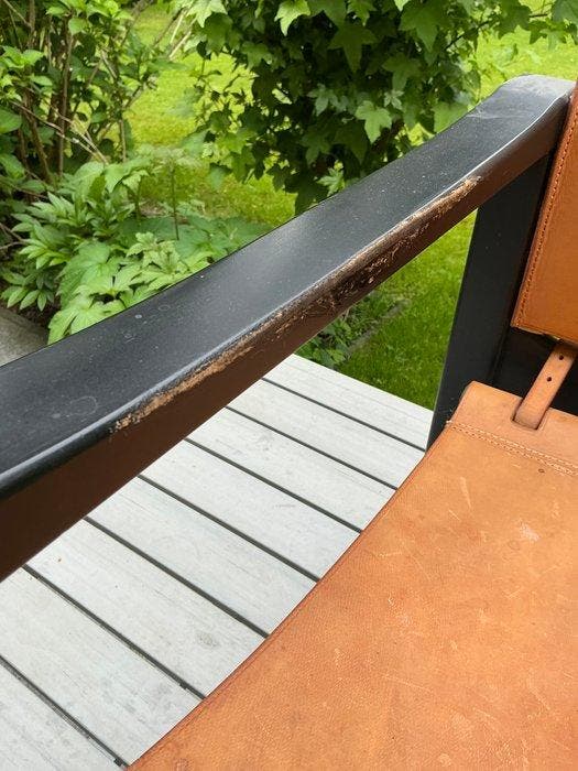 IKEA - Karin Mobring - Fauteuil - Safari Sessel - Leder -, Antiek en Kunst, Antiek | Meubels | Stoelen en Sofa's