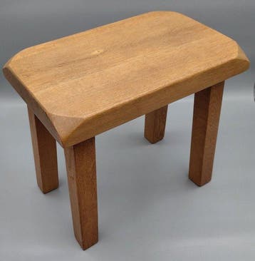 Bijzettafel - Eik - Brutalist stijl bijzettafeltje