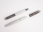 Parker - Parker 100 Duo Set – Opal Silver FP (14K Gold Nib), Nieuw