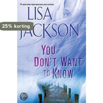 You Dont Want to Know 9780758258571 Lisa Jackson, Verzenden, Lisa Jackson