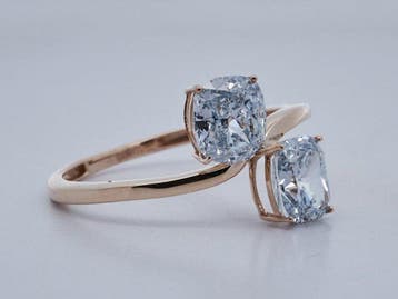Zonder minimumprijs - Ring - 14 karaat Geel goud - 2.19ct., Nieuw