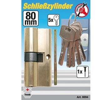 80 mm Brass Cylinder Lock, Verzenden, Nieuw
