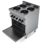 Fornuis + Heteluchtoven | Elektrisch/Gas | 4 Kookpunten |, Verzenden, Nieuw in verpakking