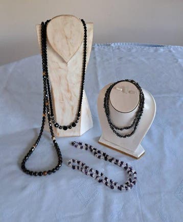 Hematiet - Halsketting - Vintage hals sieraden