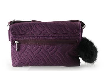 Kipling Schoudertas Paars, Verzenden, Zo goed als nieuw, Paars