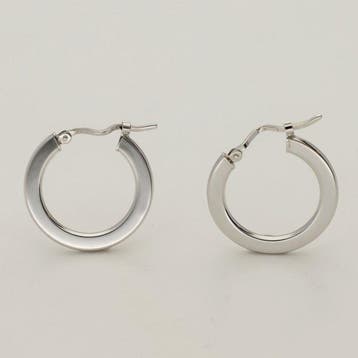 Boucles doreilles - 18 carats Or blanc, Bijoux, Sacs & Beauté, Boucles d'oreilles